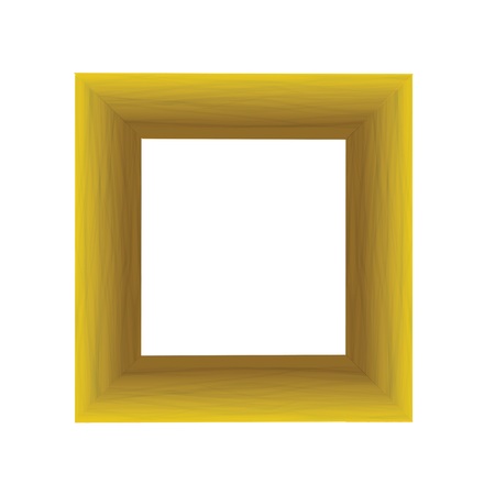 colorful illustration with wood photo frame on a white background  for your designのイラスト素材