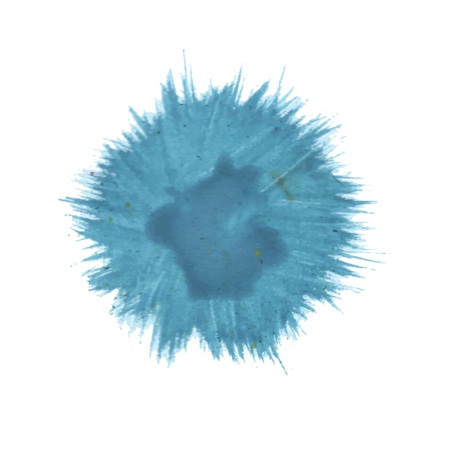 colorful illustration with abstract blue splash on  a white backgroundのイラスト素材