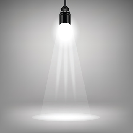 illustration with  spotlight background for your designのイラスト素材