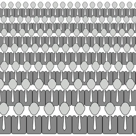 illustration  with group of people on white backgroundのイラスト素材