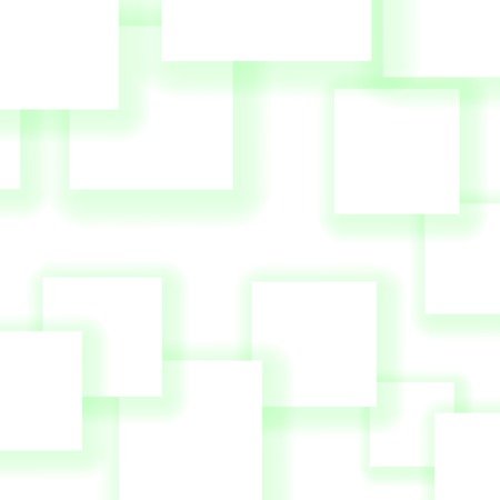 Abstract Green Squares Isolated on White Background.のイラスト素材