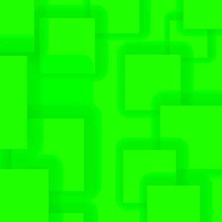 Abstract Green Squares on Green Backgroundのイラスト素材