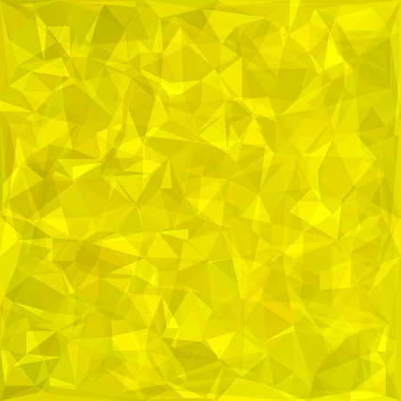 Abstract Yellow Polygonal Background. Abstract Yellow Triangle Patternのイラスト素材