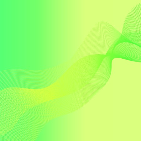 Abstract Green Wave Background. Abstract Green Pattern.のイラスト素材