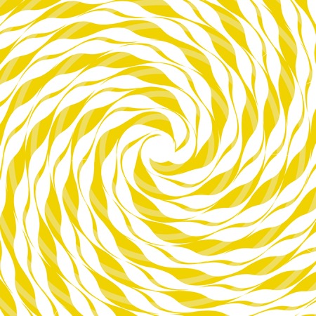 Yellow Sweet Candy Background. Wave Food Patternのイラスト素材