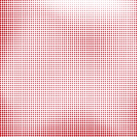 Red Halftone Background. Red Dotted Halftone Patternのイラスト素材