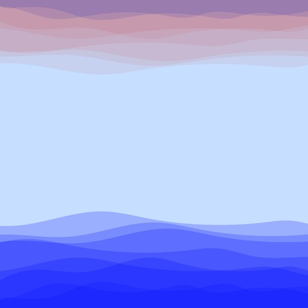 Abstract Blue Wave Background. Blue Water Backgroundのイラスト素材