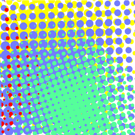 Halftone Patterns. Set of Halftone Dots. Dots on White Background. Halftone Texture. Halftone Dots. Halftone Effect.のイラスト素材