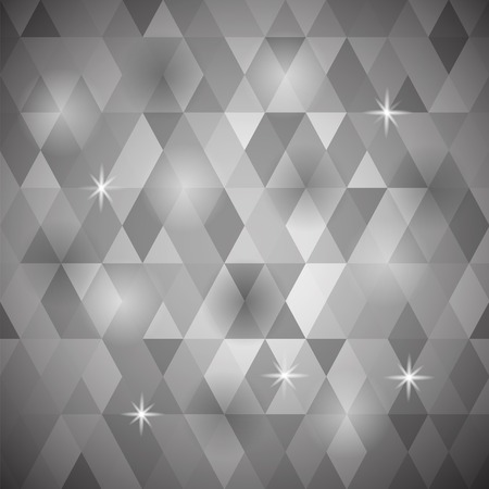 Abstract Grey Background. Grey Geometric Retro Mosaic Patternのイラスト素材