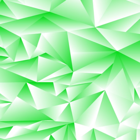 Abstract Green Polygonal Background. Abstract Green Polygonal Patternのイラスト素材