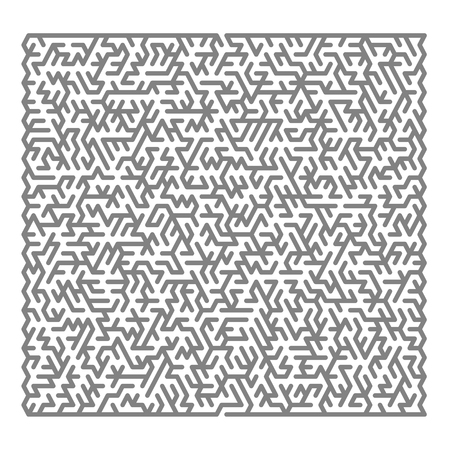 Labyrinth Isolated on White Background. Kids Mazeのイラスト素材