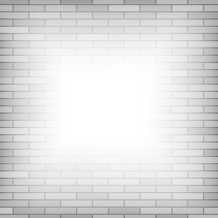 Brick Wall Background. Grrey Pattern of Brick Texture.のイラスト素材