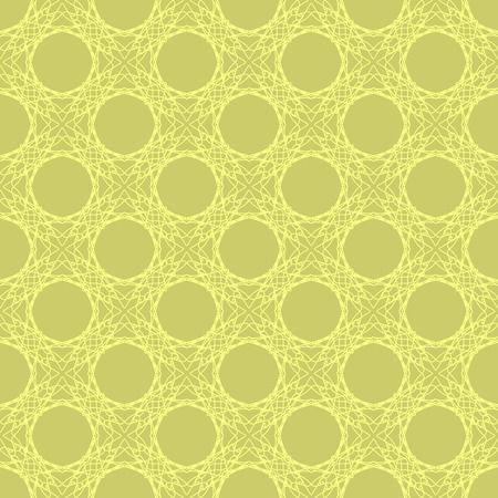 Yellow Seamless Texture. Element for Design. Ornamental Backdrop. Pattern Fill. Ornate Decor for Wallpaper. Traditional Decor on Backgroundのイラスト素材