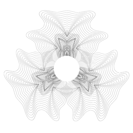 Vintage Retro  Frame Isolated on White Backgroundのイラスト素材