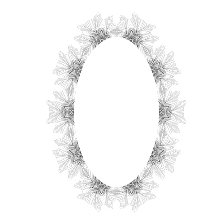 Vintage Retro  Frame Isolated on White Backgroundのイラスト素材