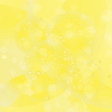 Circle Yellow Light Background. Round Yellow Wave Pattern.のイラスト素材