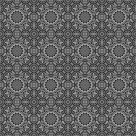 Ornamental Seamless Line Pattern. Endless Texture. Oriental Geometric Ornamentのイラスト素材