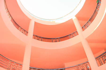 Arabian Traditional Brick House at Sun Light.の写真素材