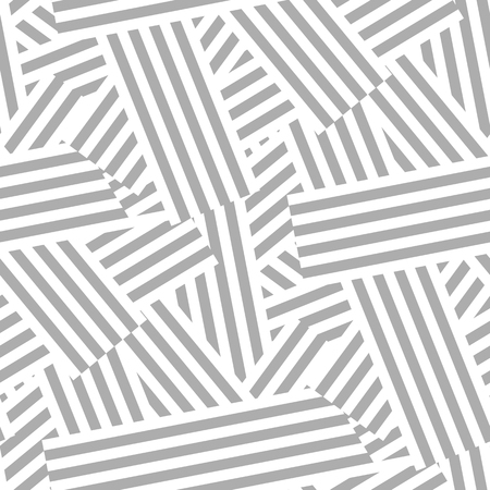 Grey seamless abstract  line pattern.のイラスト素材