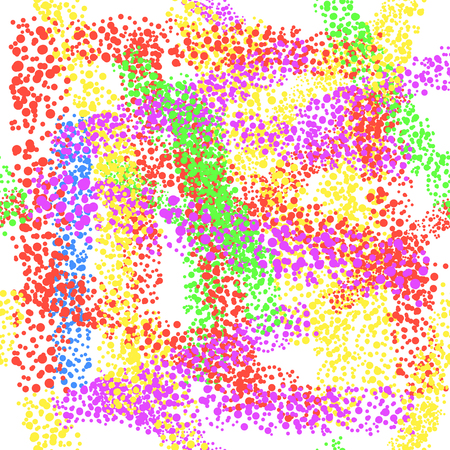 Grunge Colorful Background. Dust Overlay Distress Grain. Seamless Blob Patternのイラスト素材