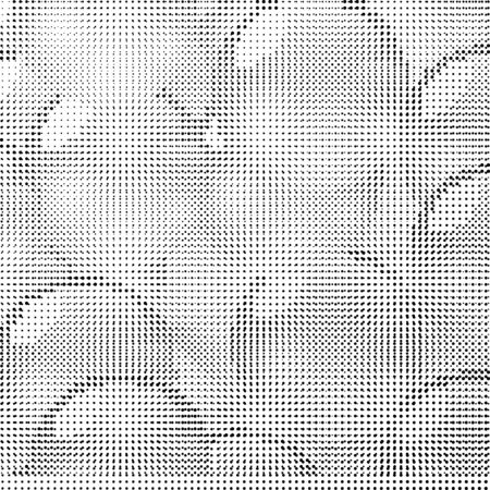Halftone Pattern. Set of Dots. Dotted Texture on White Background. Overlay Grunge Template. Distress Linear Design. Fade Monochrome Points. Pop Art Backdrop.のイラスト素材