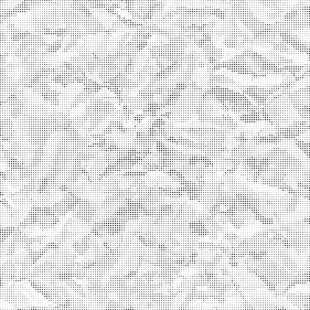 Halftone Pattern. Set of Dots. Dotted Texture on White Background. Overlay Grunge Template. Distress Linear Design. Fade Monochrome Points. Pop Art Backdrop.のイラスト素材