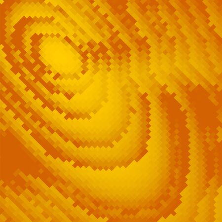 Orange Polygonal Background. Rumpled Square Pattern. Low Poly Texture. Abstract Mosaic Modern Design. Origami Style.のイラスト素材