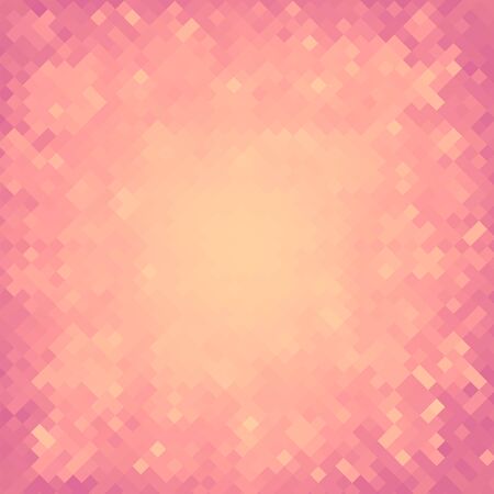 Pink Pixel Background. Pixelated Square Pattern. Pixelated Texture. Abstract Mosaic Modern Design.のイラスト素材