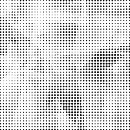 Halftone Pattern. Set of Dots. Dotted Texture on White Background. Overlay Grunge Template. Distress Linear Design. Fade Monochrome Points. Pop Art Backdrop.のイラスト素材