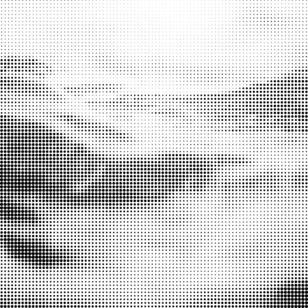 Halftone Pattern. Set of Dots. Dotted Texture on White Background. Overlay Grunge Template. Distress Linear Design. Fade Monochrome Points. Pop Art Backdrop.の写真素材