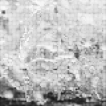 Halftone Pattern. Set of Dots. Dotted Texture on White Background. Overlay Grunge Template. Distress Linear Design. Fade Monochrome Points. Pop Art Backdrop.のイラスト素材