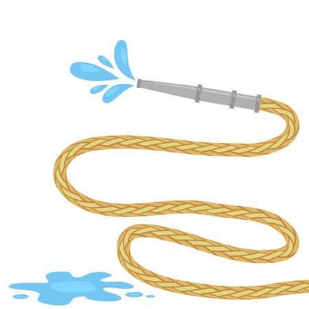 Fire Hose Reel Icon Isolared on White Background.のイラスト素材