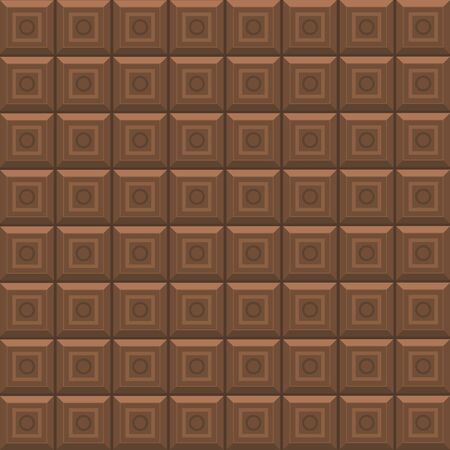 Milk Brown Chocolate Bar Seamless Pattern. Sweet Food.のイラスト素材