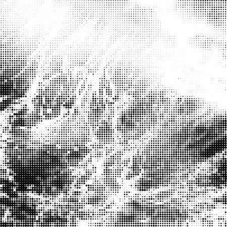 Halftone Pattern. Set of Dots. Dotted Texture on White Background. Overlay Grunge Template. Distress Linear Design. Fade Monochrome Points. Pop Art Backdrop.のイラスト素材