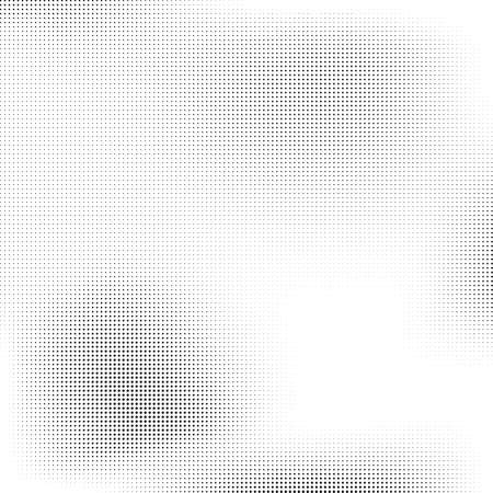 Halftone Pattern. Set of Dots. Dotted Texture on White Background. Overlay Grunge Template. Distress Linear Design. Fade Monochrome Points. Pop Art Backdrop.のイラスト素材