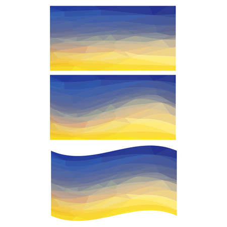 Ukraine Colored Flag Sign on White Background. Ukrainian Peace Symbol.のイラスト素材