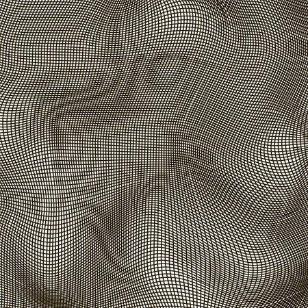 Wave Stripe Background. Grunge Line Textured Pattern.のイラスト素材