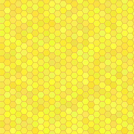 Sweet Honeycomb Background. Natural Yellow Textured Comb Pattern.のイラスト素材