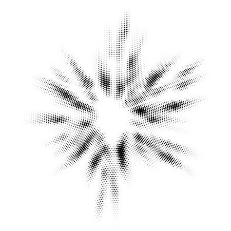 Vector Halftone Pattern. Set of Dots. Dotted Texture on White Background. Overlay Grunge Template. Distress Linear Design. Fade Monochrome Points. Pop Art Backdrop.のイラスト素材
