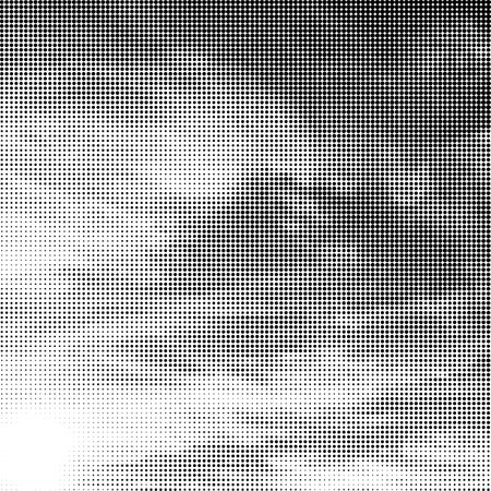 Vector Halftone Pattern. Set of Dots. Dotted Texture on White Background. Overlay Grunge Template. Distress Linear Design. Fade Monochrome Points. Pop Art Backdrop.のイラスト素材