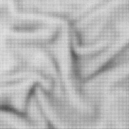 Vector Halftone Pattern. Set of Dots. Dotted Texture on White Background. Overlay Grunge Template. Distress Linear Design. Fade Monochrome Points. Pop Art Backdrop.のイラスト素材