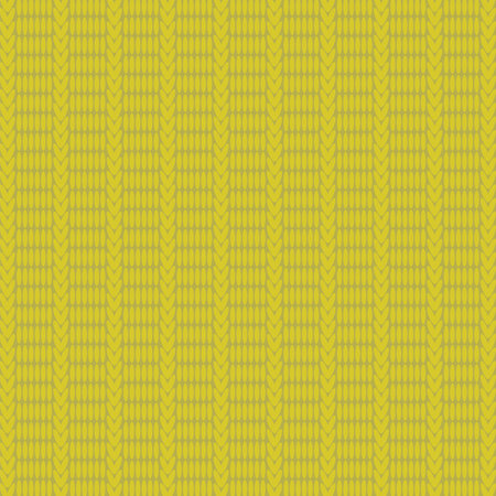 Vector Stylish Knit. Yellow Knitted Texture. Woolen Pullover Canvas Print. Winter Fabric Pattern.のイラスト素材