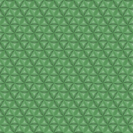 Vector Set of green pyramid pattern. Geometric background. Abstract mosaic texture design.のイラスト素材