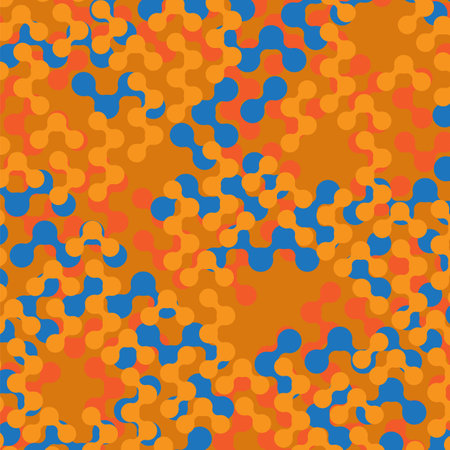 Vector Metaball Connect Dot Set. Molecule chain. Circle Shapes. Abstract Geometric Dots. Morphing Colored Blob for Pattern, Sticker, Badge, Poster, Web Design.のイラスト素材