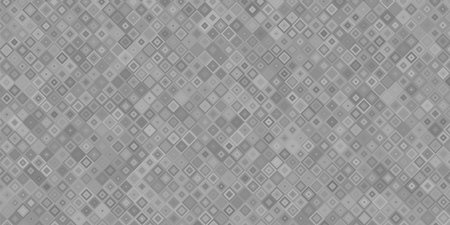 Vector square pattern. Gray dragon scale. Fish texture. Gray skin background of reptile mermaid lizard. Oriental monster skin printのイラスト素材