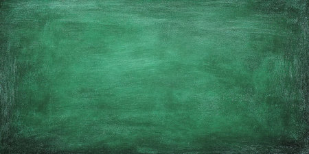A dark green, subtly textured chalkboard surface with a faded, chalk-dusted border, ideal as a versatile background for educational concepts, creative designs, and rustic aesthetics.の素材