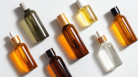 Transform your skincare routine with our luxurious collection of natural oil serums. These powerful elixirs are formulated to hydrate, protect, and revitalize your skin, leaving it with a healthy, luminous glow.の素材