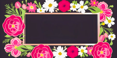 spring banner template vector illustration designの素材