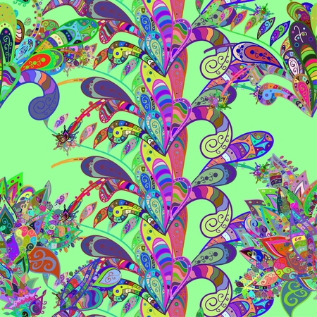 Seamless texture on green background. Vector illustration. Seamless pattern for your design wallpapers, pattern fills, web page backgrounds, surface textures.のイラスト素材