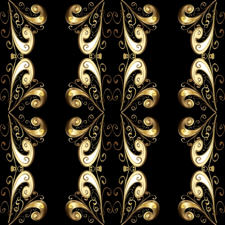 Abstract beautiful background, royal, damask ornament, vintage, rich seamless pattern, luxury, artistic vector wallpaper, floral, oldest style fashioned arabesque fabric for decoration and designのイラスト素材